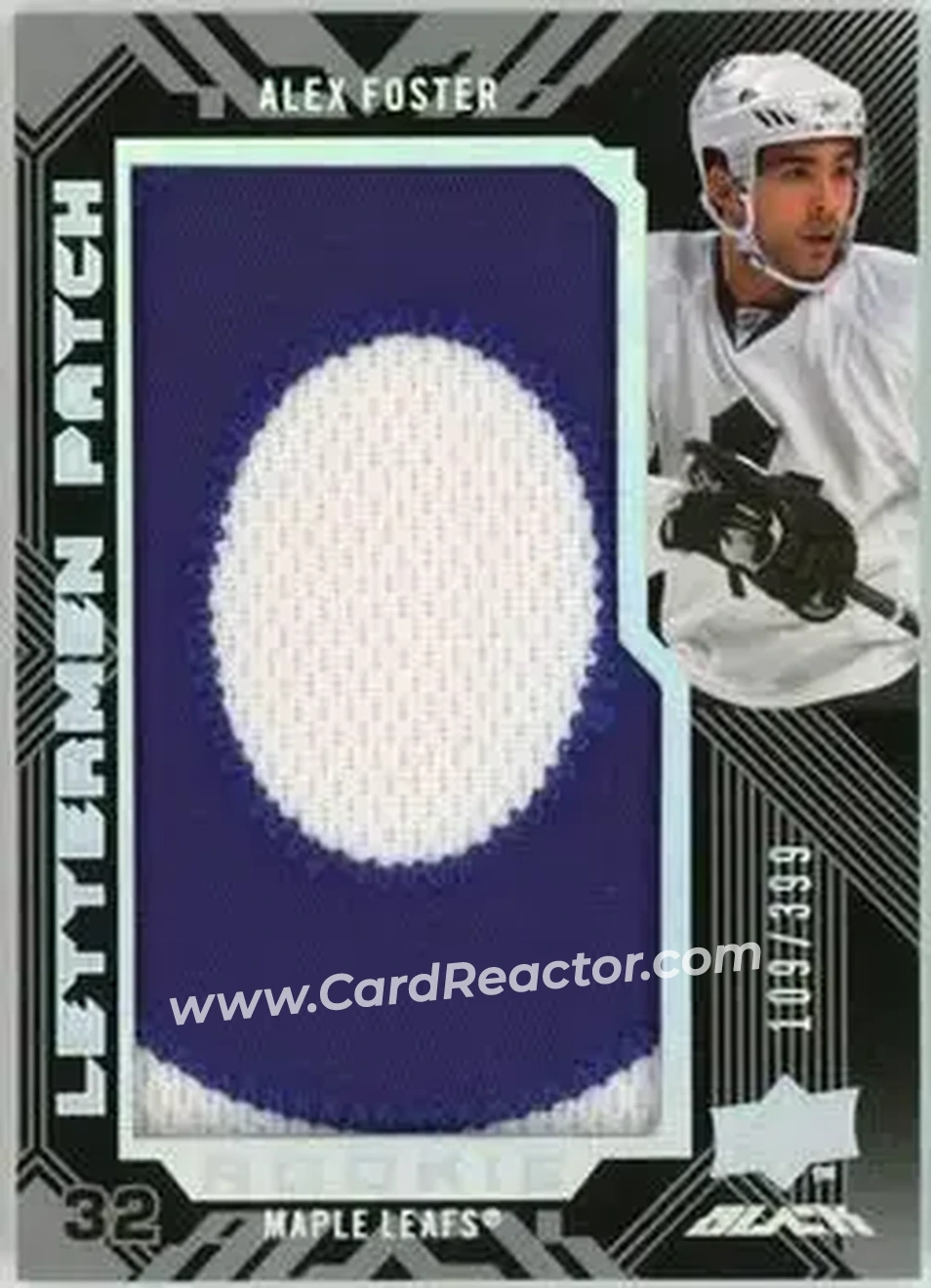 2008-09 UD Black #73 - Alex Foster - Toronto Maple Leafs - Front