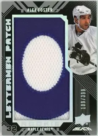 2008-09 UD Black #73 - Alex Foster - Toronto Maple Leafs