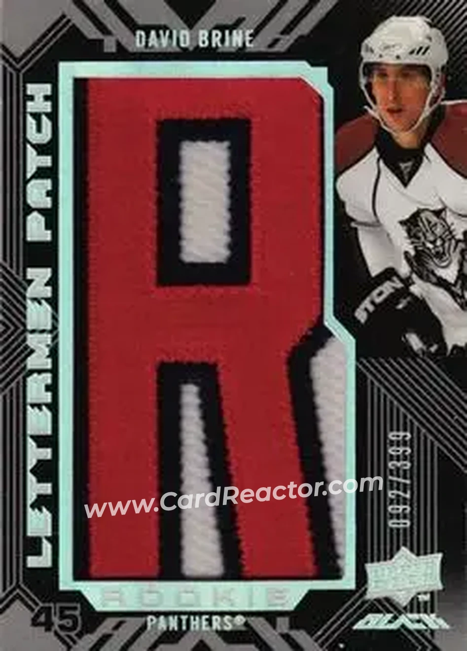 2008-09 UD Black #78 - David Brine - Florida Panthers