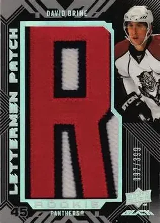 2008-09 UD Black #78 - David Brine - Florida Panthers