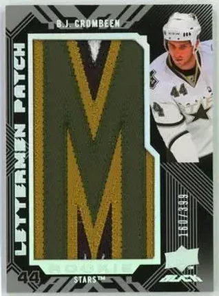 2008-09 UD Black #79 - B.J. Crombeen - Dallas Stars