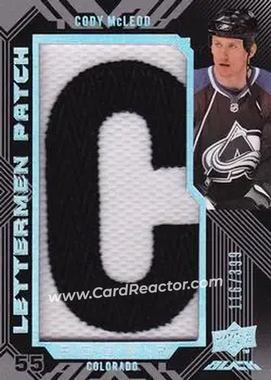 2008-09 UD Black #83 - Cody McLeod - Colorado Avalanche - Front 2008-09 UD Black #83 - Cody McLeod - Colorado Avalanche - Front