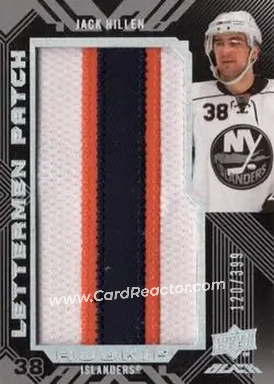 2008-09 UD Black #86 - Jack Hillen - New York Islanders - Front