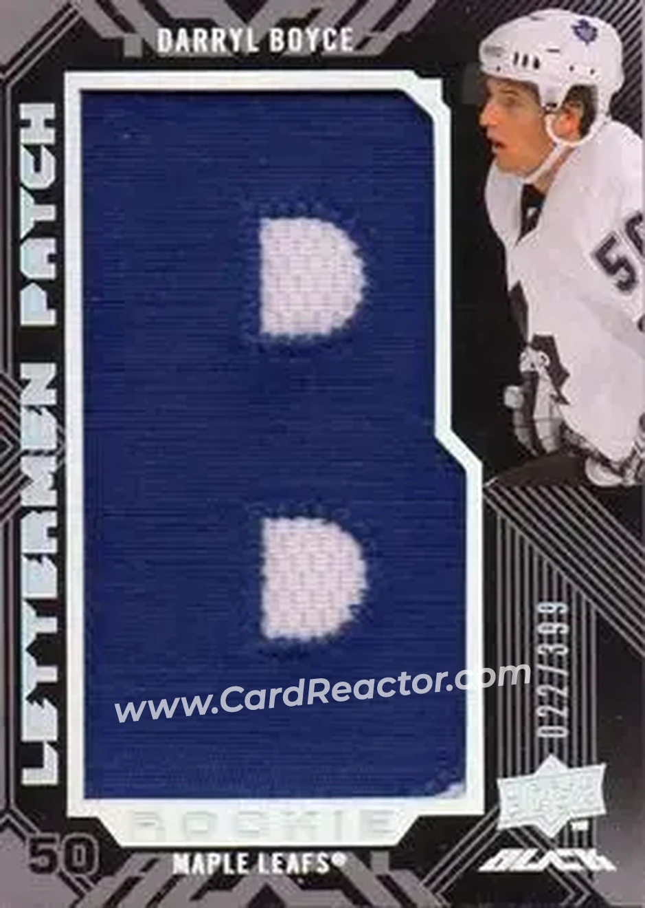 2008-09 UD Black #90 - Darryl Boyce - Toronto Maple Leafs