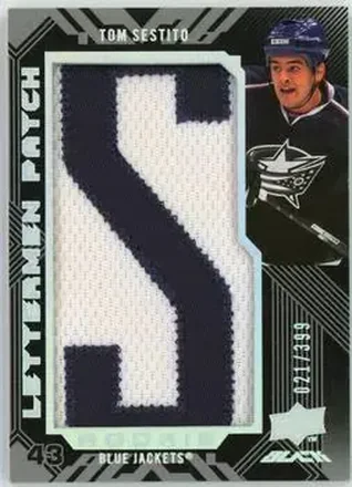 2008-09 UD Black #91 - Tom Sestito - Columbus Blue Jackets