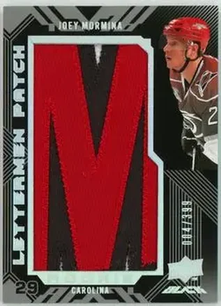 2008-09 UD Black #92 - Joey Mormina - Carolina Hurricanes