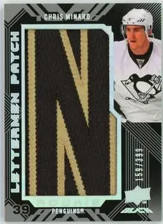 2008-09 UD Black #93 - Chris Minard - Pittsburgh Penguins