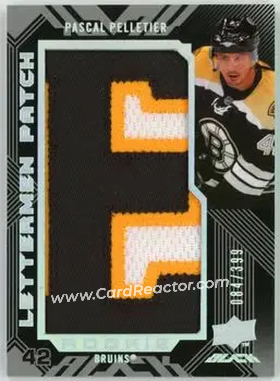 2008-09 UD Black #94 - Pascal Pelletier - Boston Bruins - Front