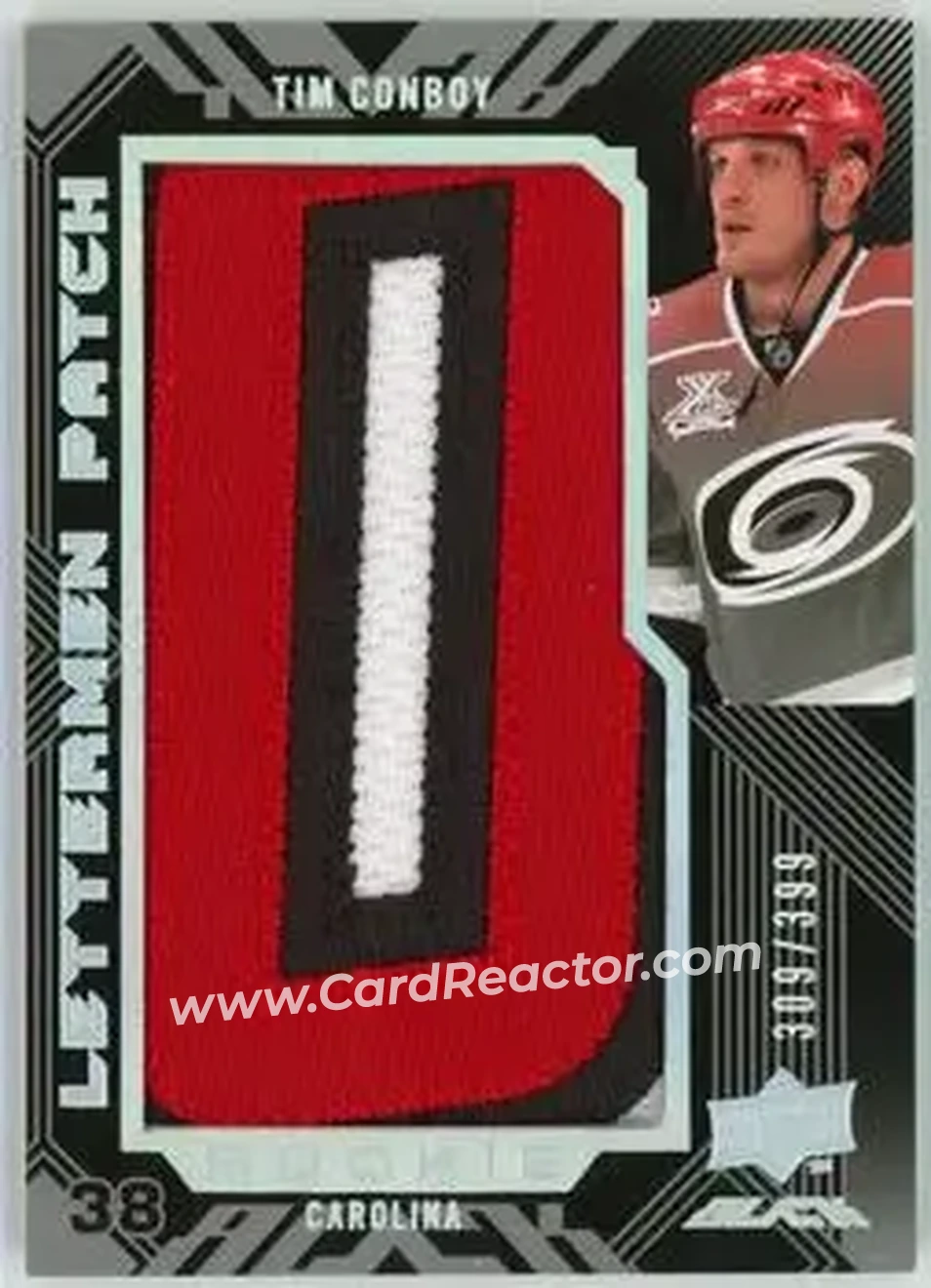 2008-09 UD Black #95 - Tim Conboy - Carolina Hurricanes - Front 2008-09 UD Black #95 - Tim Conboy - Carolina Hurricanes - Front