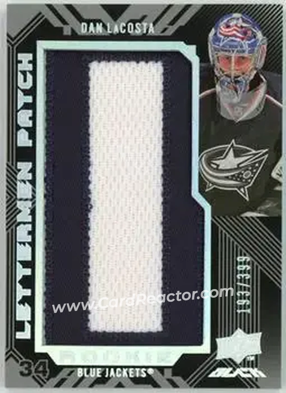 2008-09 UD Black #101 - Dan LaCosta - Columbus Blue Jackets