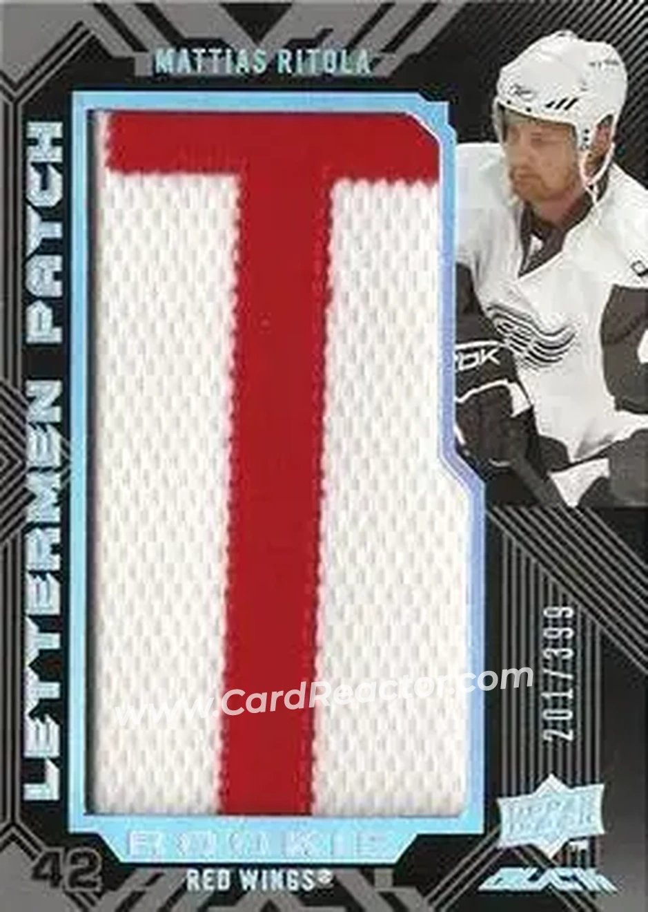 2008-09 UD Black #102 - Mattias Ritola - Detroit Red Wings - Front