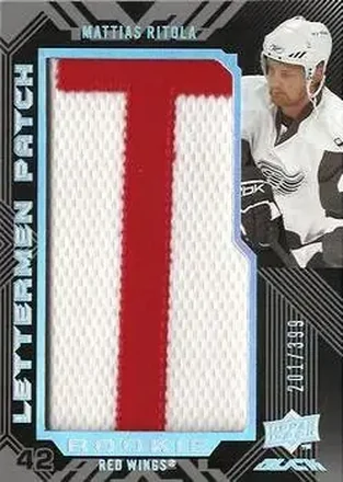 2008-09 UD Black #102 - Mattias Ritola - Detroit Red Wings