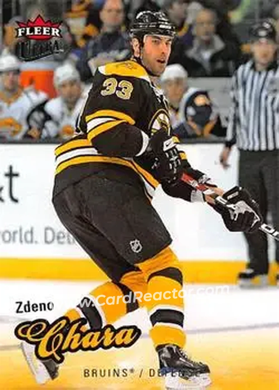 2008-09 Ultra #10 - Zdeno Chara - Boston Bruins - Front
