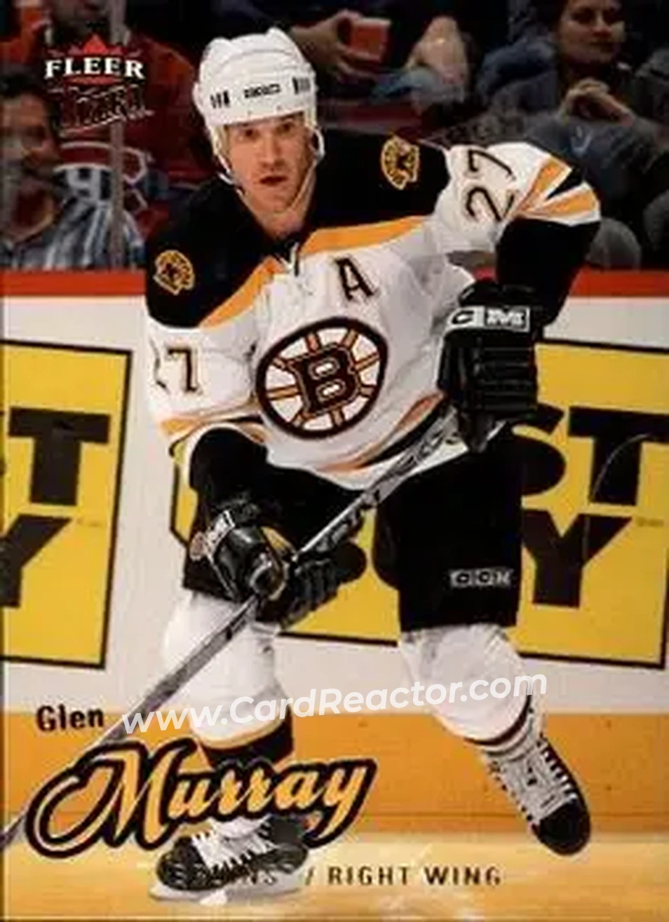 2008-09 Ultra #13 - Glen Murray - Boston Bruins - Front