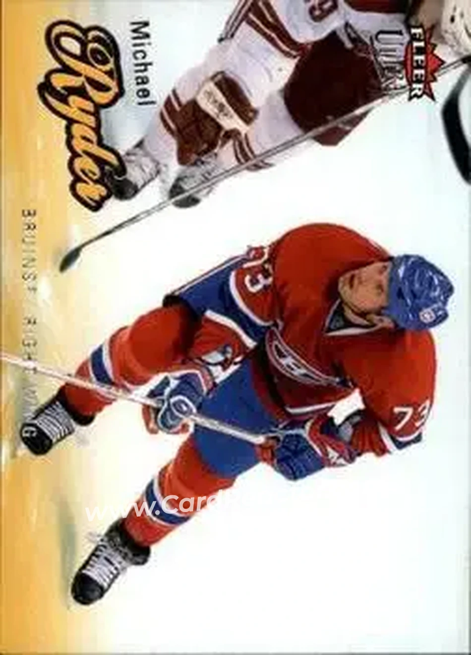 2008-09 Ultra #14 - Michael Ryder - Boston Bruins - Front