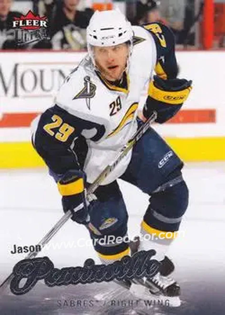 2008-09 Ultra #18 - Jason Pominville - Buffalo Sabres - Front