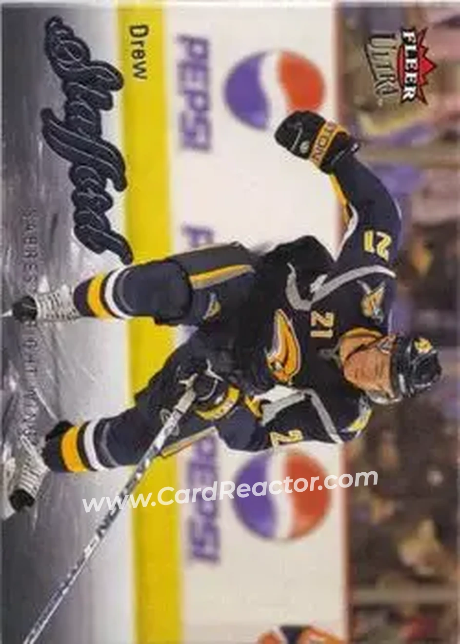 2008-09 Ultra #19 - Drew Stafford - Buffalo Sabres - Front