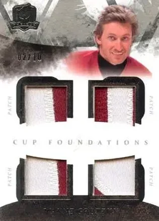 2010-11 Upper Deck The Cup - Foundations Patches #CF-WG - Wayne Gretzky - New York Rangers