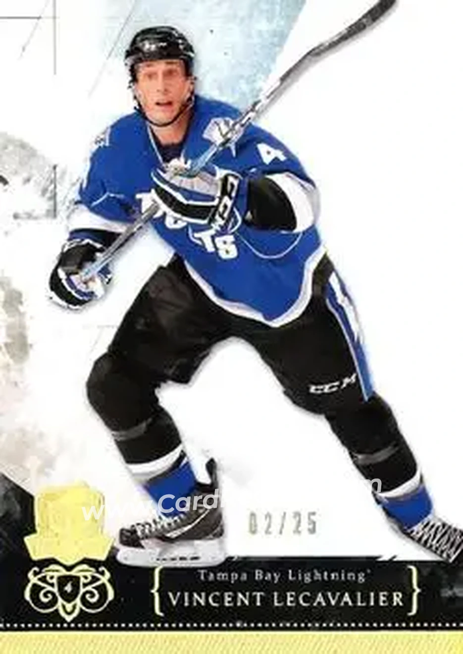 2010-11 Upper Deck The Cup - Gold #12 - Vincent Lecavalier - Tampa Bay Lightning - Front