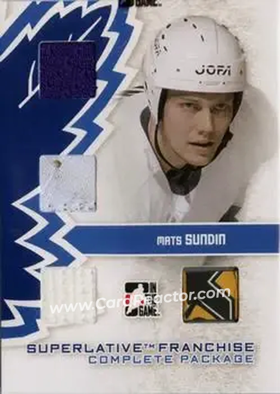 2008-09 In The Game Superlative Franchise - Complete Package #CP-01 - Mats Sundin - Toronto Maple Leafs - Front