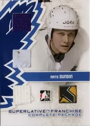 2008-09 In The Game Superlative Franchise feature card