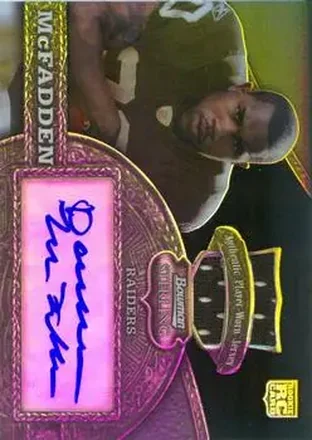 2008 Bowman Sterling - Black Refractors #151b - Darren McFadden - Oakland Raiders