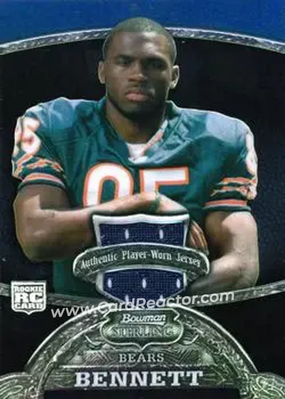 2008 Bowman Sterling - Black Refractors #171 - Earl Bennett - Chicago Bears - Front 2008 Bowman Sterling - Black Refractors #171 - Earl Bennett - Chicago Bears - Front