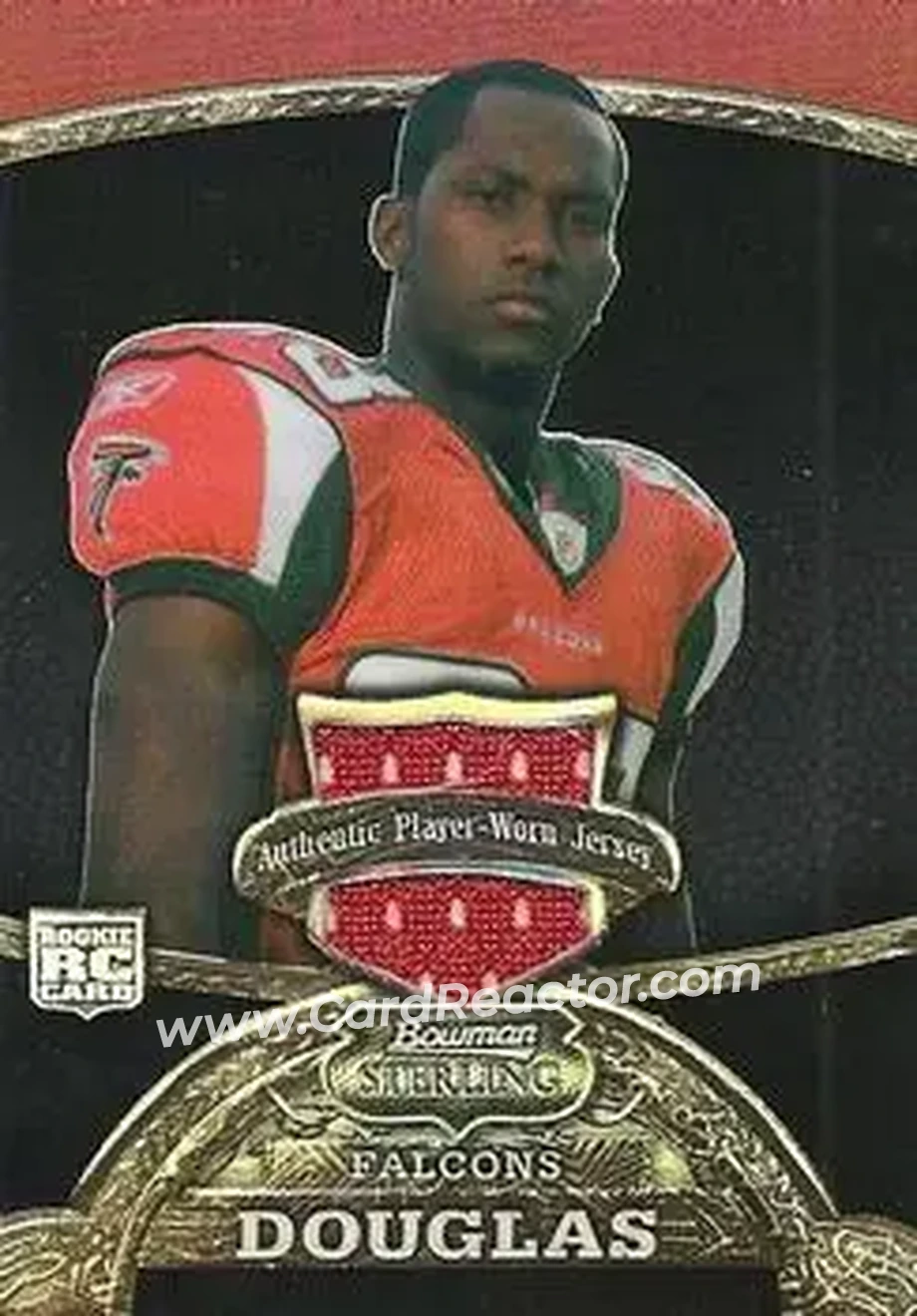 2008 Bowman Sterling - Black Refractors #173 - Harry Douglas - Atlanta Falcons - Front 2008 Bowman Sterling - Black Refractors #173 - Harry Douglas - Atlanta Falcons - Front