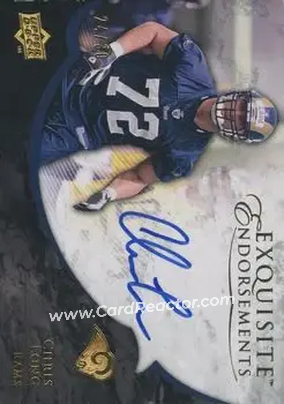 2008 Upper Deck Exquisite Collection - Endorsements #EE-CL - Chris Long - St. Louis Rams - Front