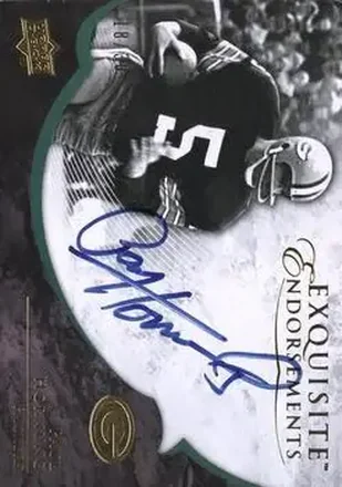 2008 Upper Deck Exquisite Collection - Endorsements #EE-PH - Paul Hornung - Green Bay Packers