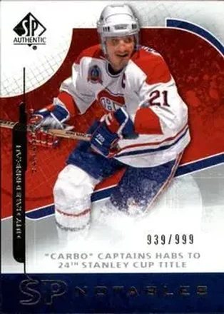 2008-09 SP Authentic #112 - Guy Carbonneau - Montreal Canadiens