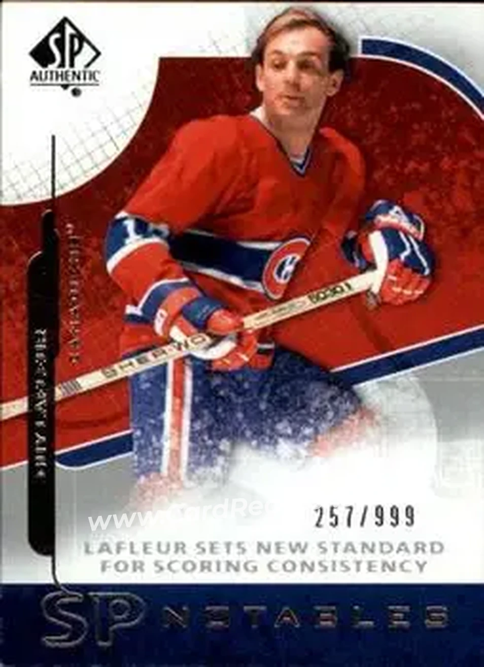 2008-09 SP Authentic #115 - Guy Lafleur - Montreal Canadiens - Front