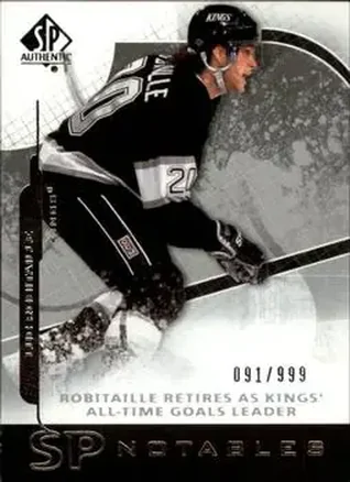 2008-09 SP Authentic #125 - Luc Robitaille - Los Angeles Kings