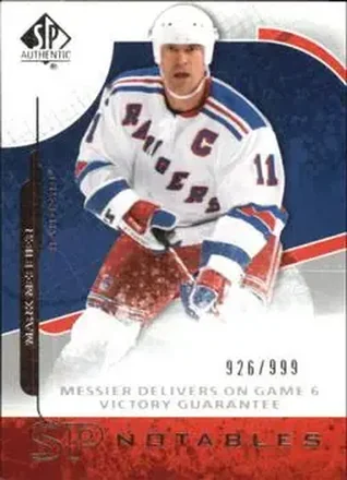 2008-09 SP Authentic #129 - Mark Messier - New York Rangers