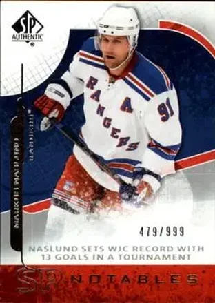 2008-09 SP Authentic #130 - Markus Naslund - New York Rangers