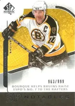 2008-09 SP Authentic #140 - Ray Bourque - Boston Bruins