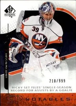 2008-09 SP Authentic #141 - Rick DiPietro - New York Islanders