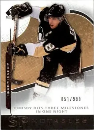2008-09 SP Authentic #150 - Sidney Crosby - Pittsburgh Penguins