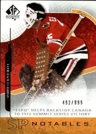 2008-09 SP Authentic #157 - Tony Esposito - Chicago Blackhawks