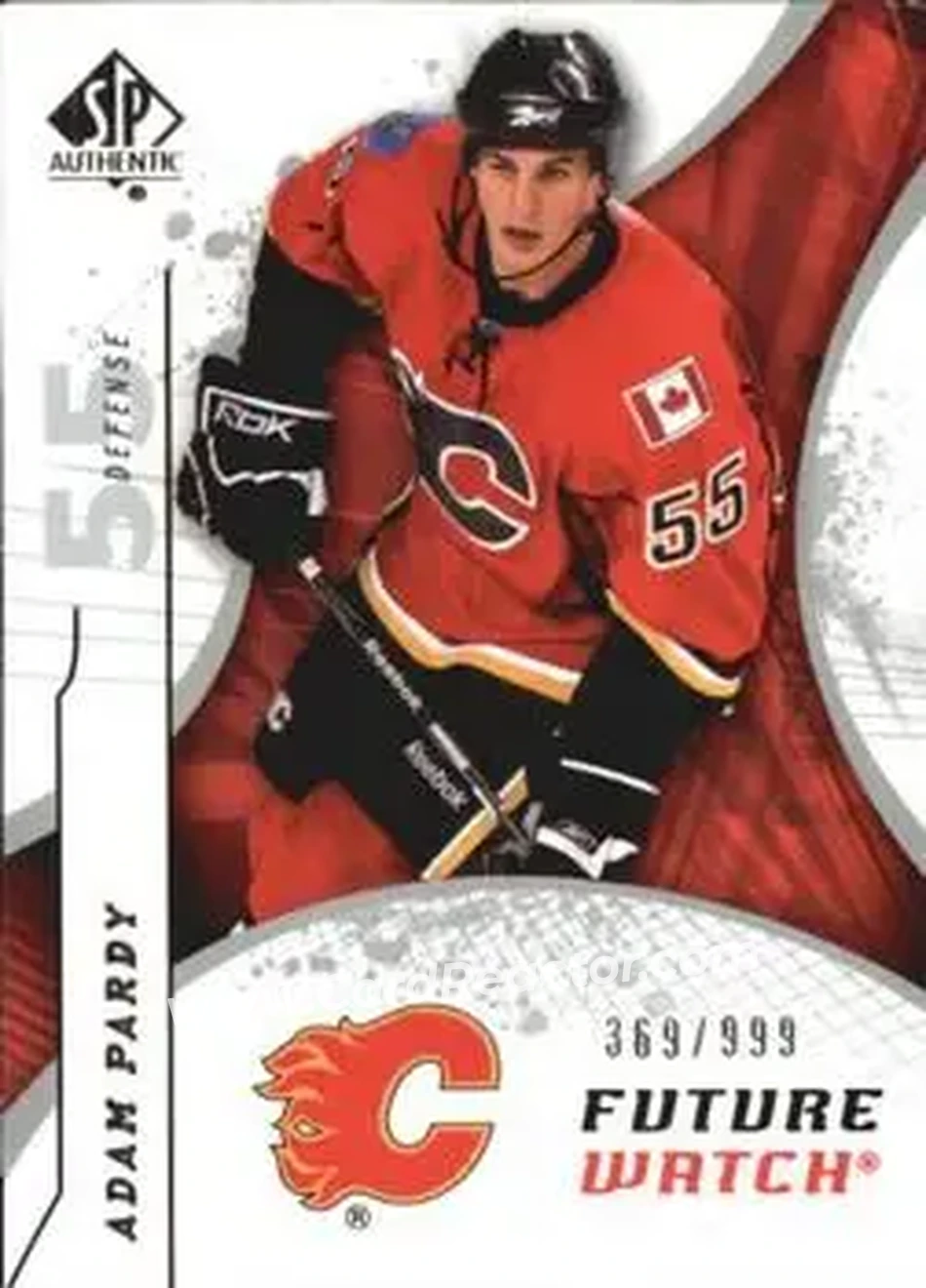 2008-09 SP Authentic #161 - Adam Pardy - Calgary Flames - Front
