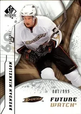2008-09 SP Authentic #164 Brendan Mikkelson