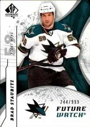 2008-09 SP Authentic #168 Brad Staubitz