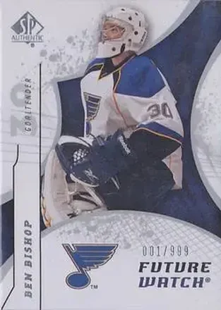 2008-09 SP Authentic #171 - Ben Bishop - St. Louis Blues