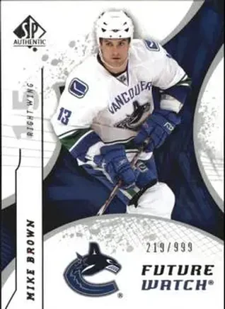 2008-09 SP Authentic #181 Mike Brown