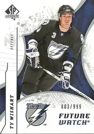 2008-09 SP Authentic #186 - Ty Wishart - Tampa Bay Lightning
