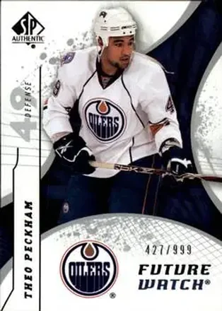 2008-09 SP Authentic #187 - Theo Peckham - Edmonton Oilers