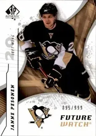 2008-09 SP Authentic #190 - Janne Pesonen - Pittsburgh Penguins