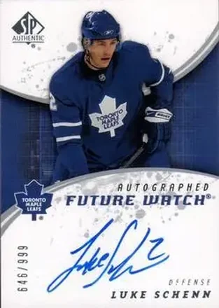 2008-09 SP Authentic #191 - Luke Schenn - Toronto Maple Leafs