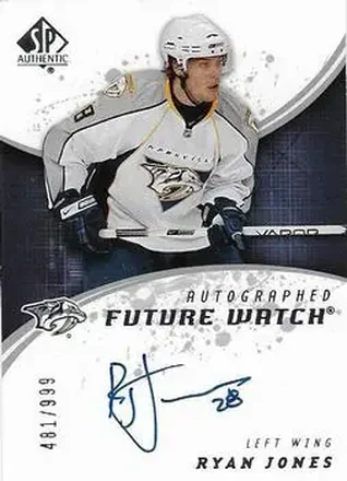 2008-09 SP Authentic #194 - Ryan Jones - Nashville Predators