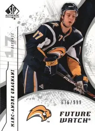 2008-09 SP Authentic #197 - Marc-Andre Gragnani - Buffalo Sabres